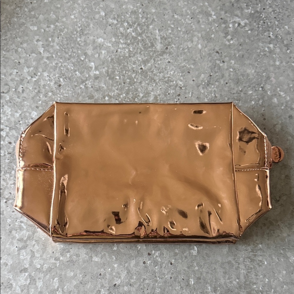 Tula Shiny Copper Cosmetic Bag